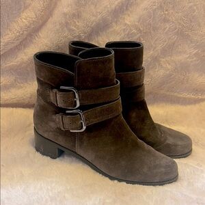 Stuart Weitzman Brown Suede Boots